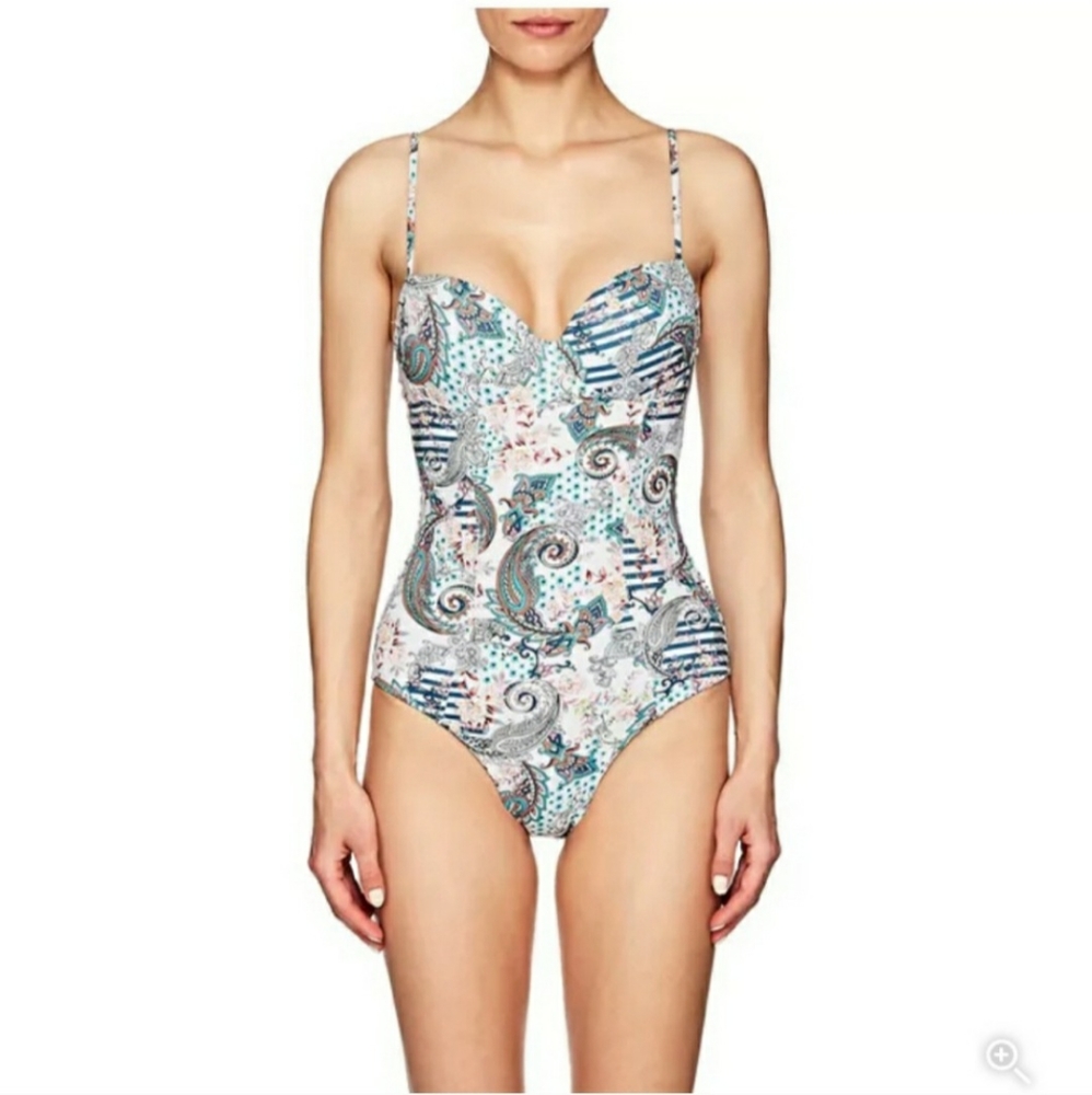 ONDADEMAR XS Paisley 1pc swimsuit NWT